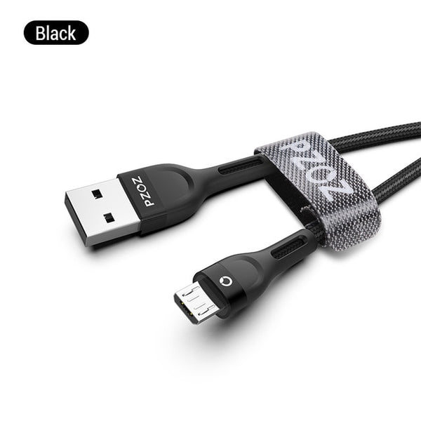 PZOZ Micro USB Cable Fast Charging 3A Microusb Cord For Samsung S7 Xiaomi Redmi Note 5 Pro Android Phone cable Micro usb charger