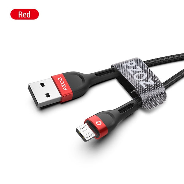 PZOZ Micro USB Cable Fast Charging 3A Microusb Cord For Samsung S7 Xiaomi Redmi Note 5 Pro Android Phone cable Micro usb charger