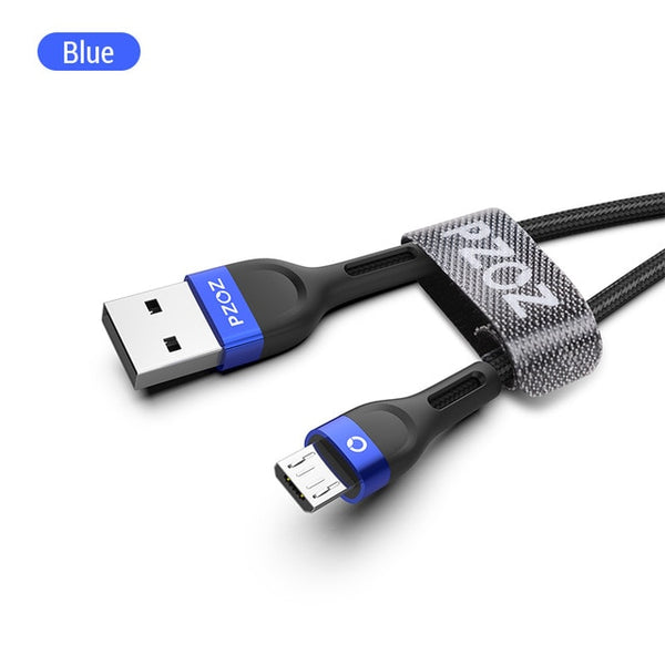 PZOZ Micro USB Cable Fast Charging 3A Microusb Cord For Samsung S7 Xiaomi Redmi Note 5 Pro Android Phone cable Micro usb charger