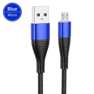 3A Fast Charging Micro USB Cable,Sync Data microusb Cable for Samsung Xiaomi Huawei Android Mobile Phone Cable micro cord