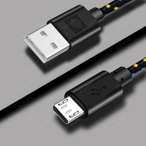 Micro USB Cable 1M 2M 3M Fast Charging Data Cord Charger Adapter For Samsung S7 Xiaomi Huawei Android Phone Microusb Cable Wire